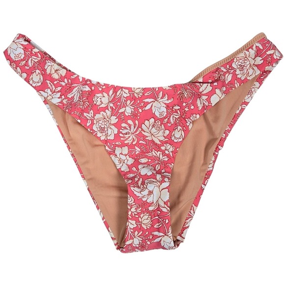 J. Crew Curved-waist cheeky bikini bottom in tossed floral S NWT‎ - Picture 1 of 9